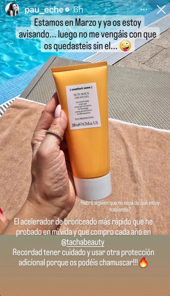 Estamos de suerte, Paula Echevarría revela cómo consigue un moreno caribeño: "Uso el acelerador de bronceado más rápido"