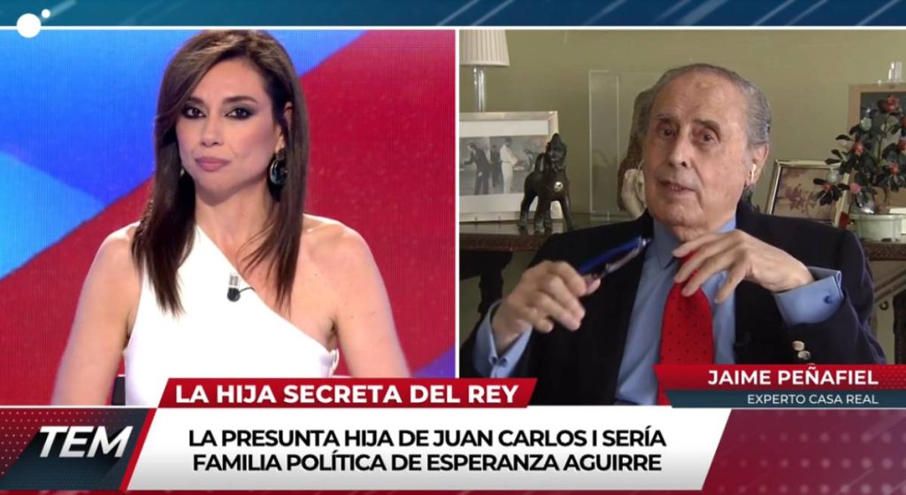 Jaime Peñafiel habla alto y claro sobre la supuesta hija secreta del Rey Juan Carlos