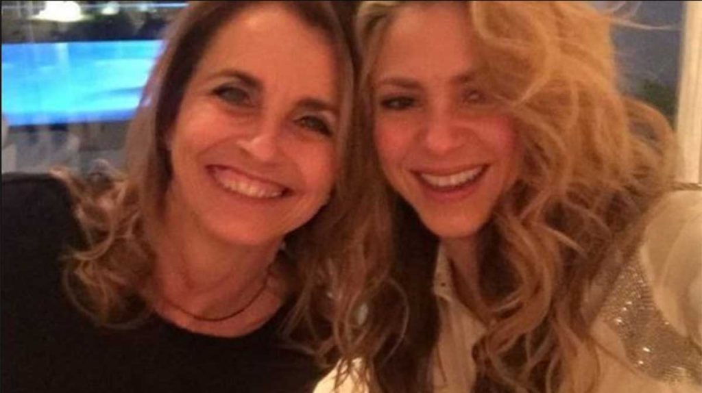 Shakira y madre de Gerard Piqué