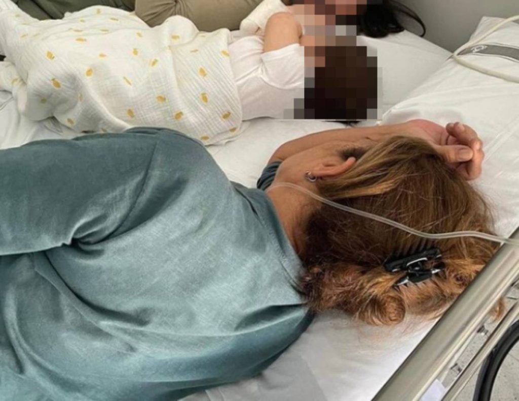 Lolita, angustiada tras el ingreso de su nieta Nala (hija de Elena Furiase) en el hospital