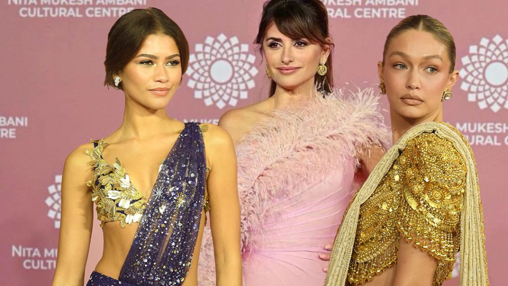 Penélope Cruz, Zendaya y Gigi Hadid, los increíbles looks de las tres divas en Mumbai