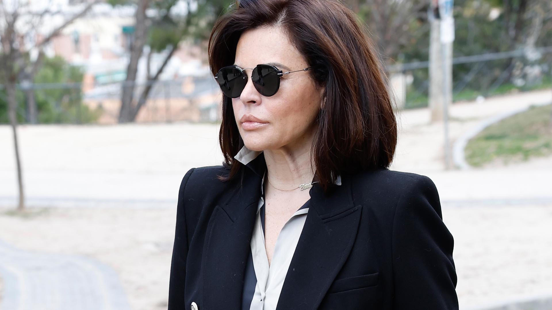 Lawyer Teresa Bueyes during Laura ValenzuelaÂ´s burial in Madrid 18 March 2023