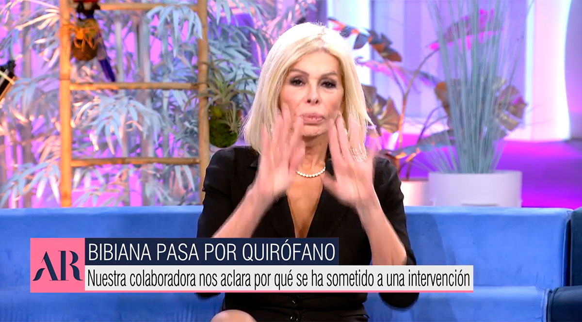 Bibiana Fernández aclara por fin las dudas sobre su operación