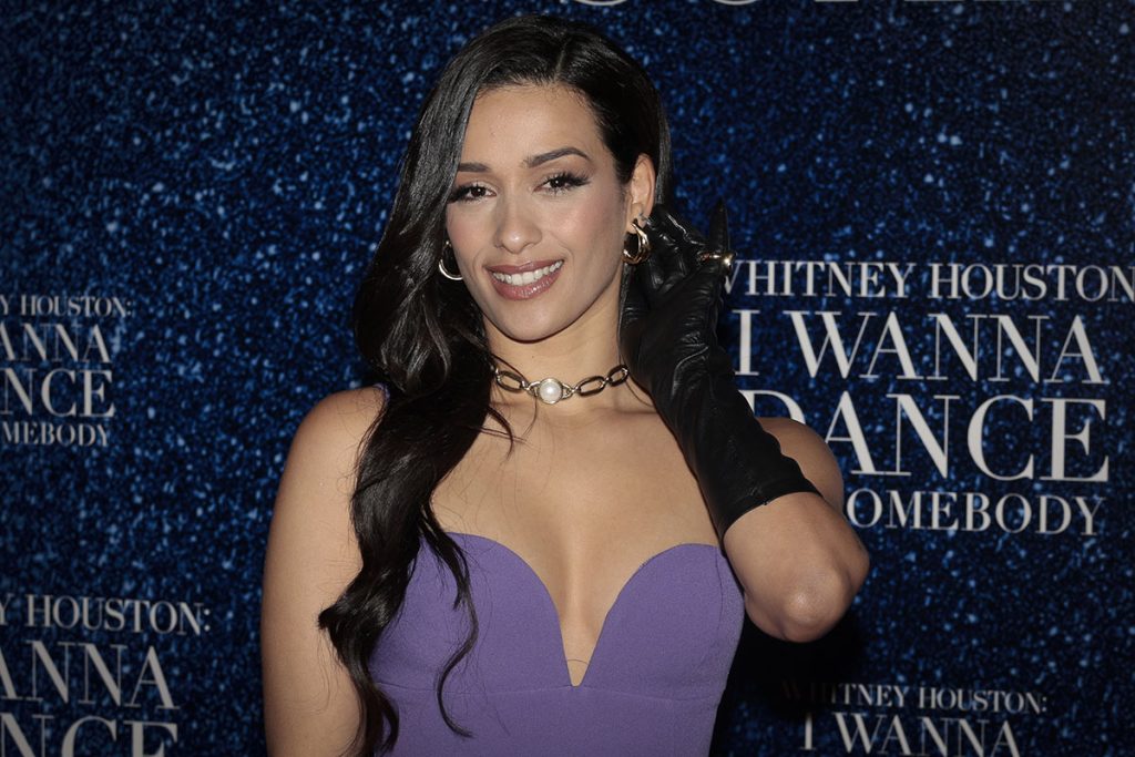 Singer and actress Chanel Terrero at photocall Musical Whiney Houston: I wanna dance with somebody in Madrid on Tuesday, 20 December 2022