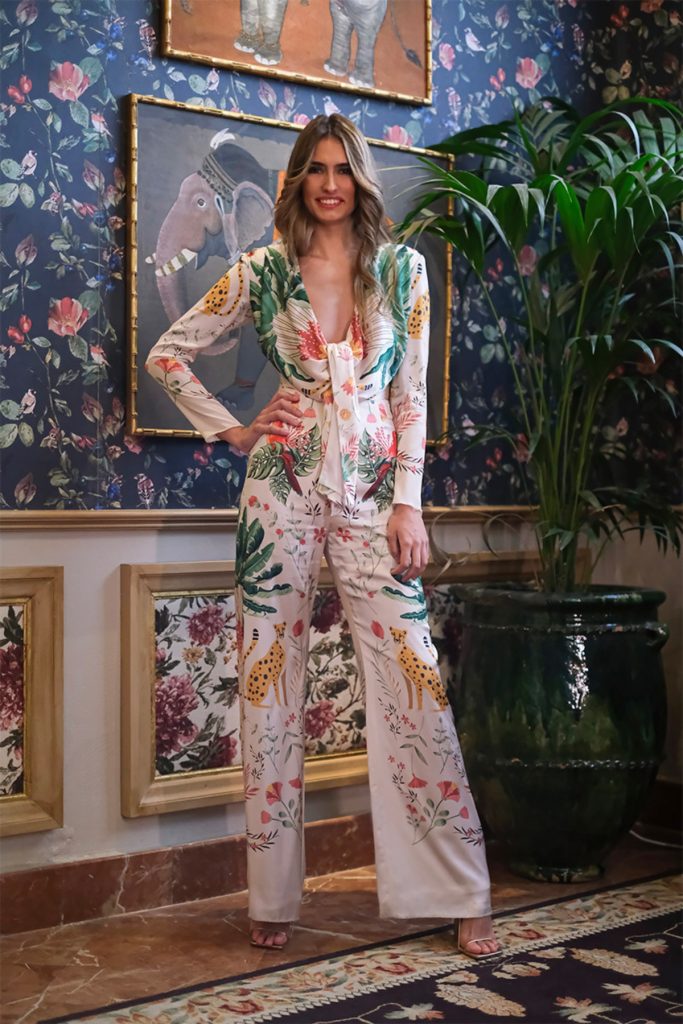 El look tropical de Virginia Troconis para ir a la Feria de Córdoba que querrás copiar para tus eventos