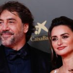 Actors Penelope Cruz and Javier Bardem at photocall for the 36th annual Goya Film Awards in Valencia on Saturday 12 February, 2022.