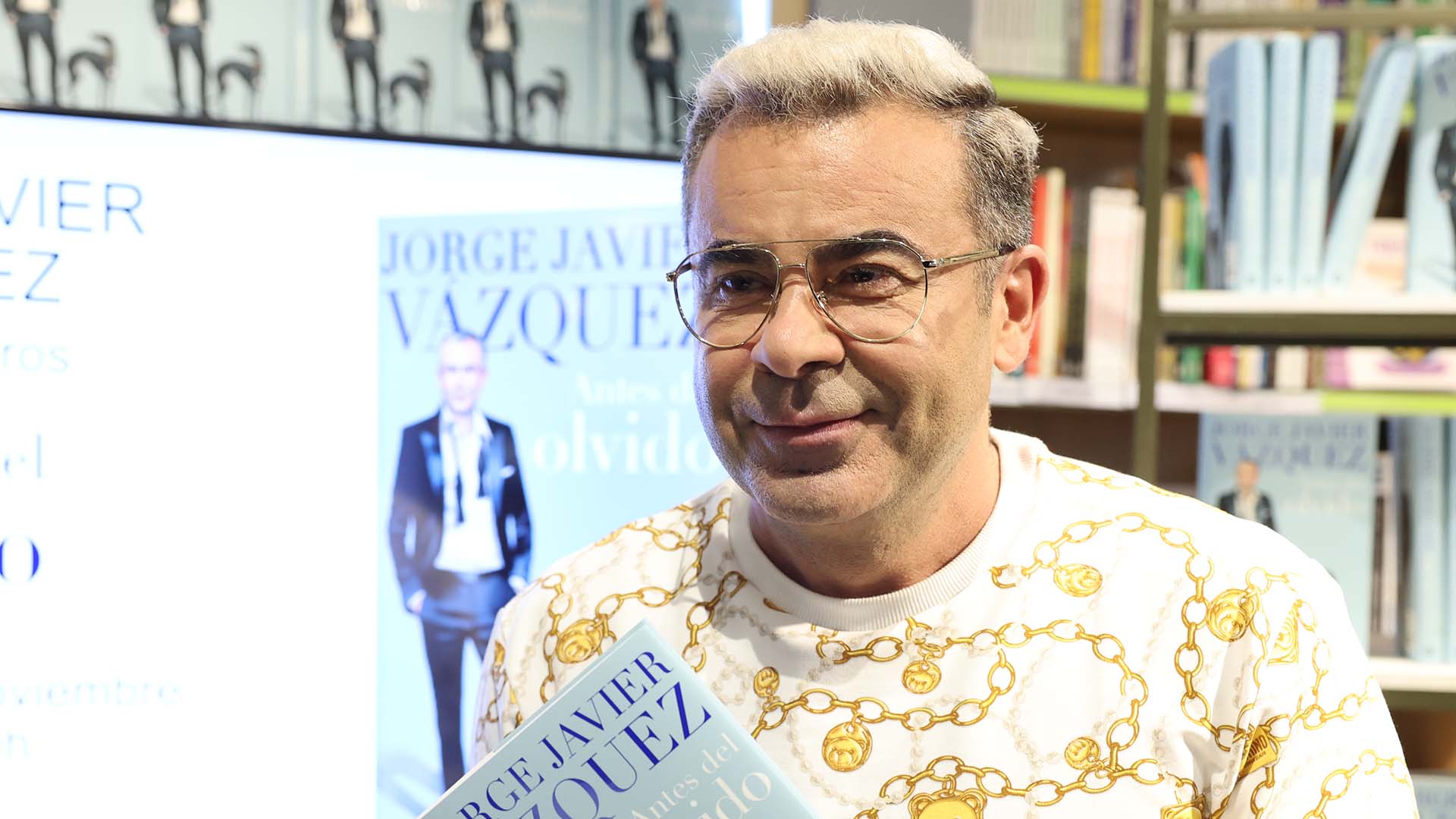 Presenter Jorge Javier Vazquez during book premiere "Antes del olvido" in Madrid 12 November 2022