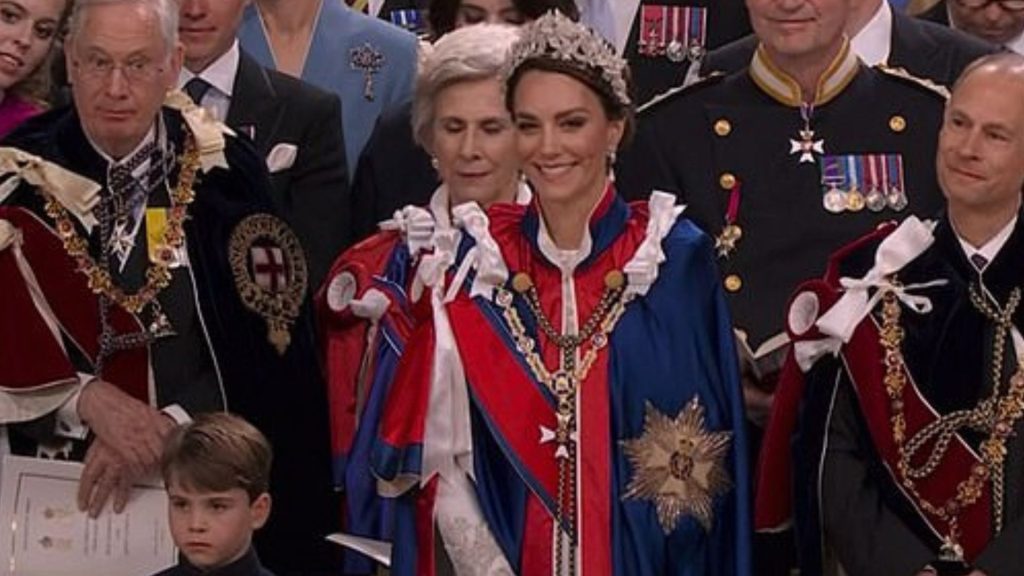 Kate Middleton, muerta de la risa en la Coronación: ¿de qué se ríe?