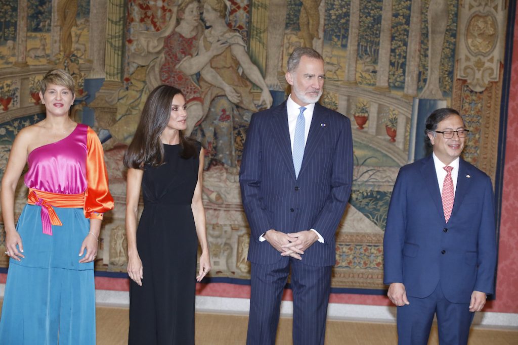La Reina Letizia y la Primera Dama de Colombia: duelo (colosal) de estilos en la cena de gala de El Pardo