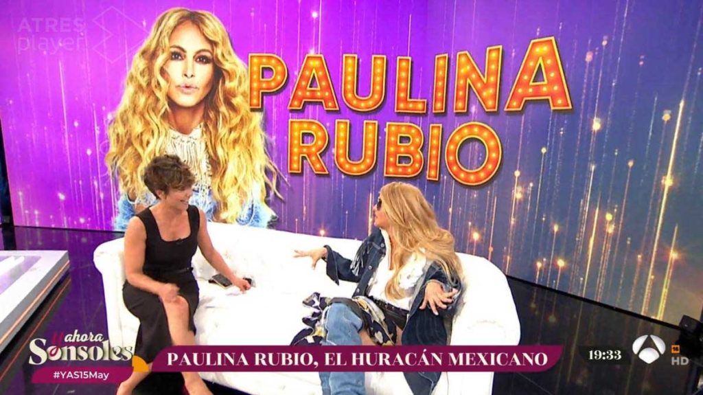 Paulina Rubio y Sonsoles Ónega