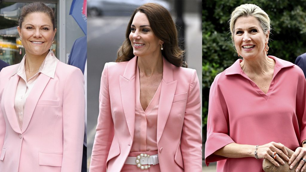 Victoria, Kate y Máxima... El color rosa conquista los armarios 'royal'
