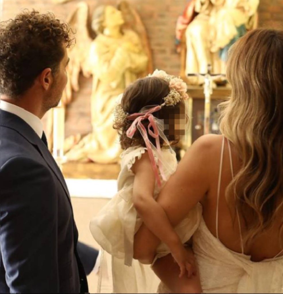 David Bisbal y Rosanna Zanetti celebran el bautizo de su hija pequeña en familia