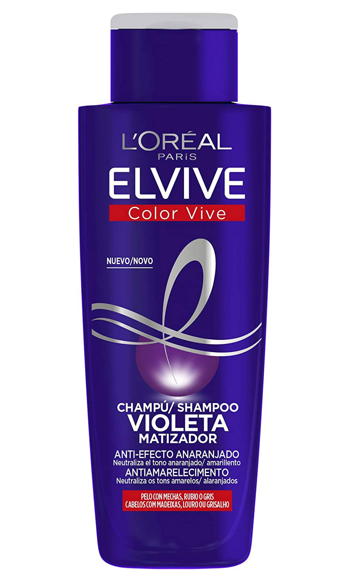 Consigue un rubio perfecto con los champús violetas