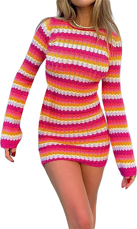 Alejandra Rubio vestido viral crochet Bershka colores