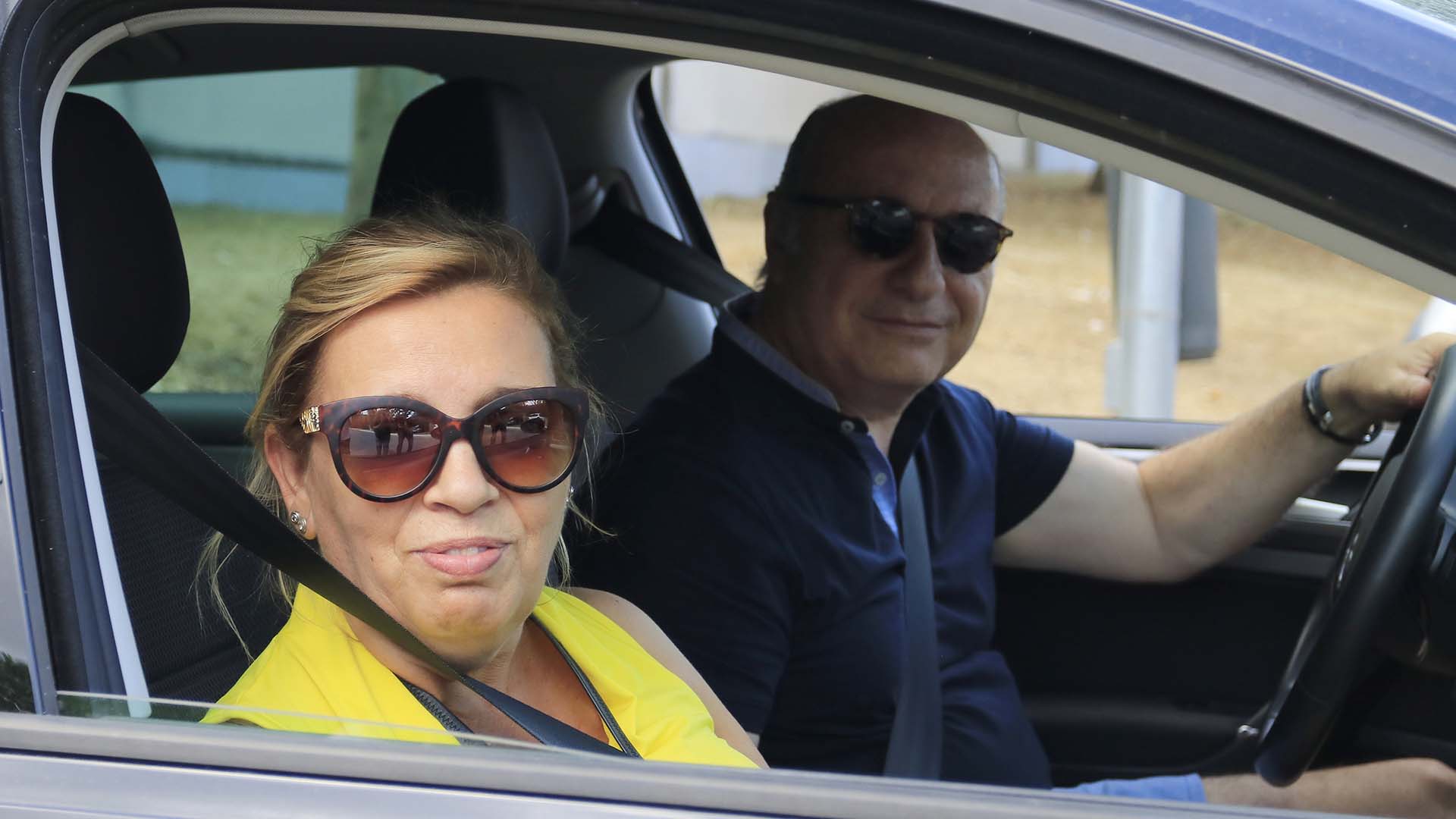 Carmen Borrego y JosÃ© Carlos Bernal por las calles de Madrid.