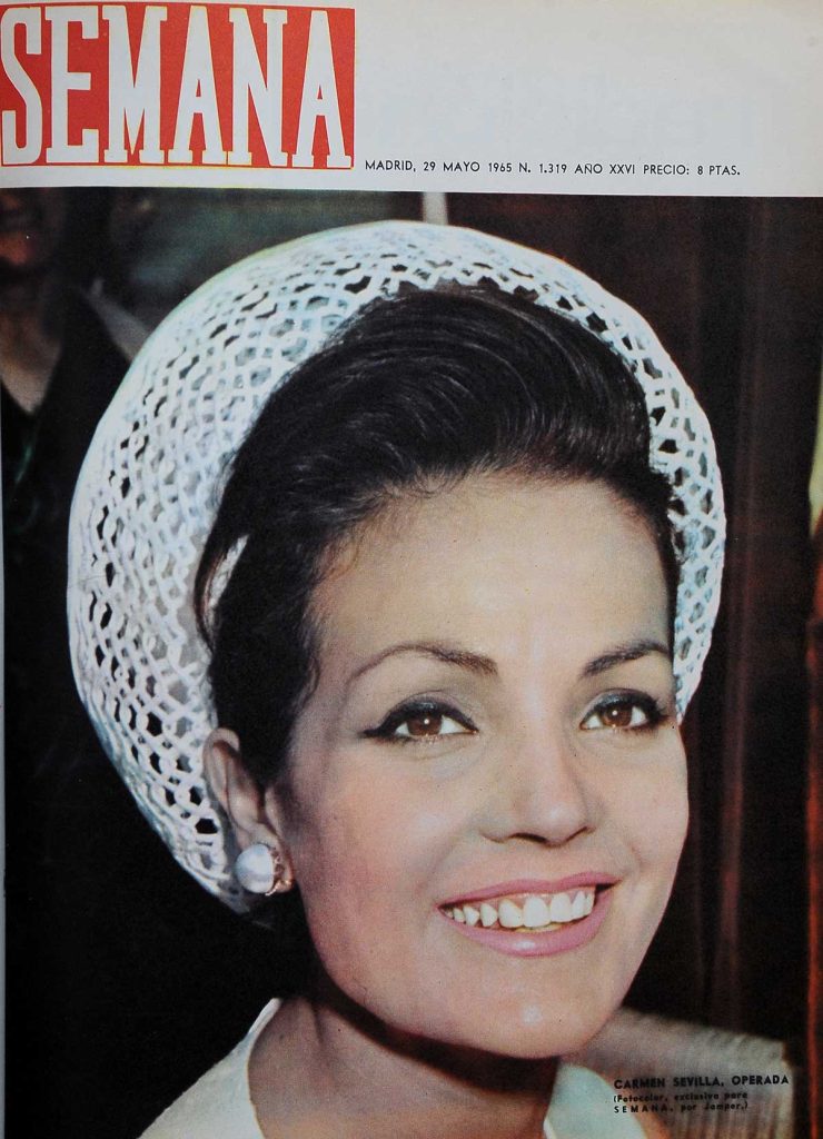 Carmen Sevilla, portada de la revista Semana en 1965