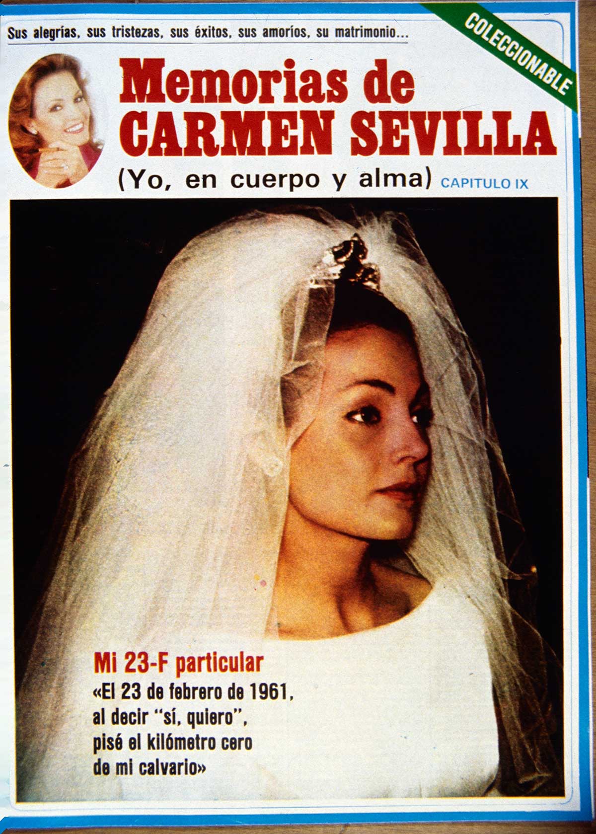 Carmen Sevilla: su foto de novia en su boda Augusto Algueró