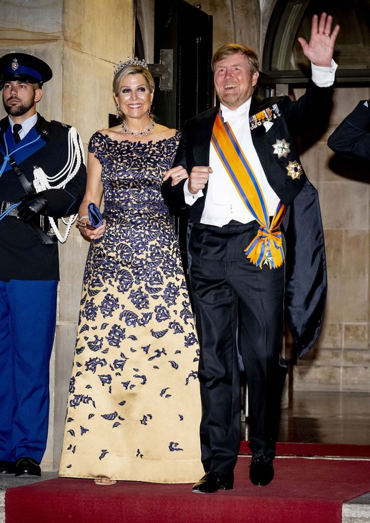 El desafío de Máxima de Holanda con una tiara de zafiros que no lucía desde 2010