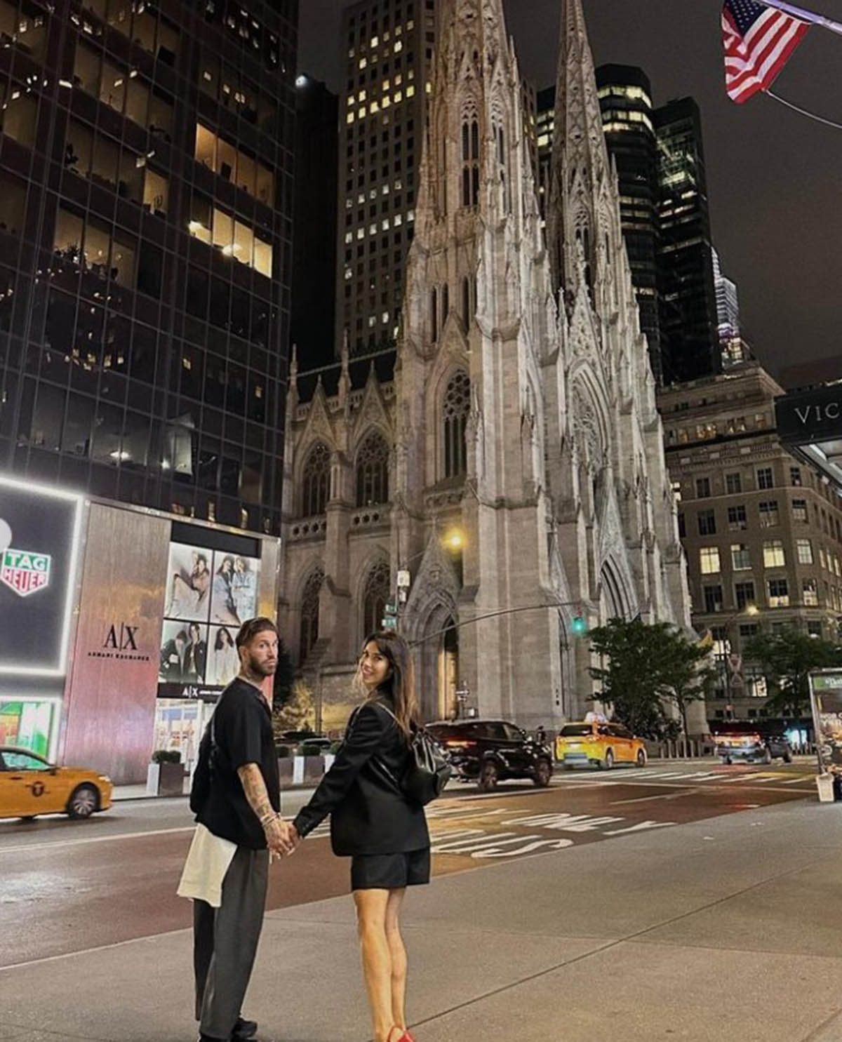Sergio Ramos y Pilar Rubio disfrutan de Nueva York