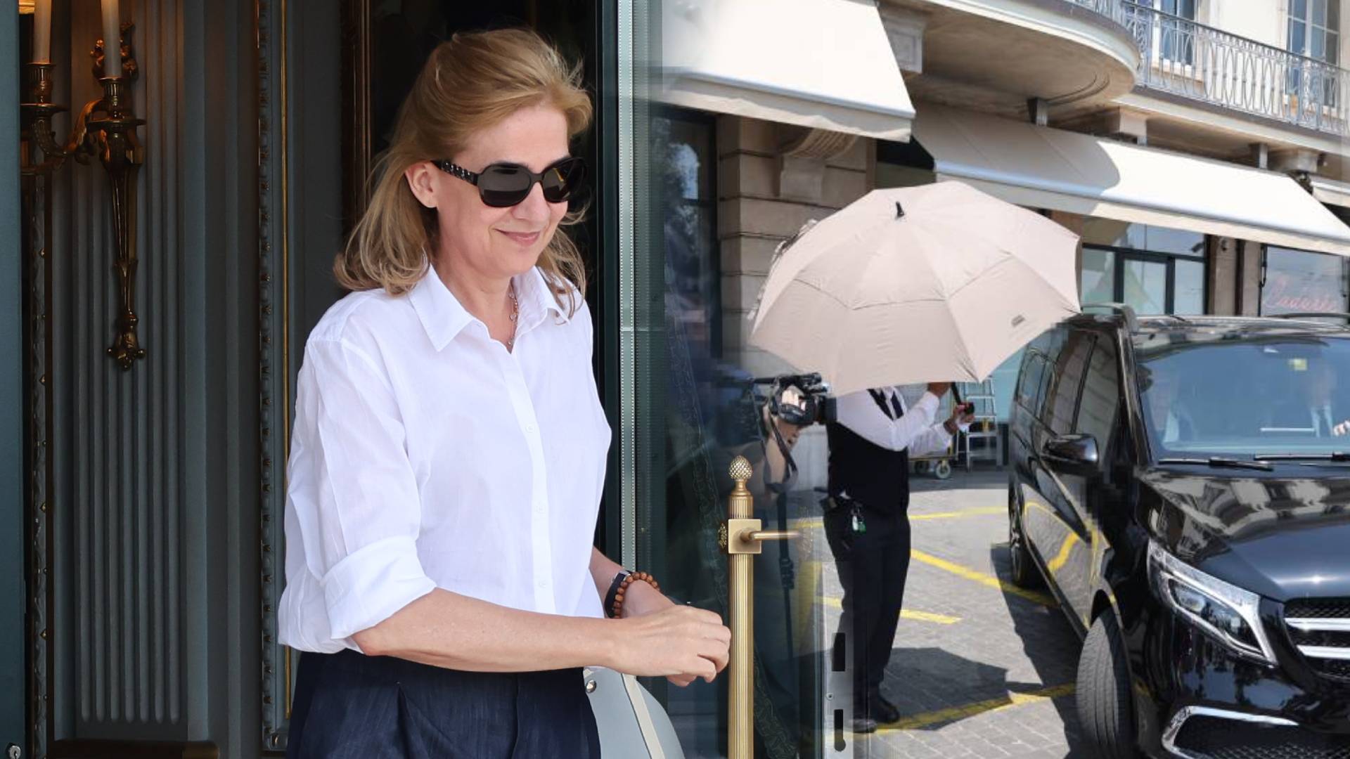 Infanta Cristina paraguas