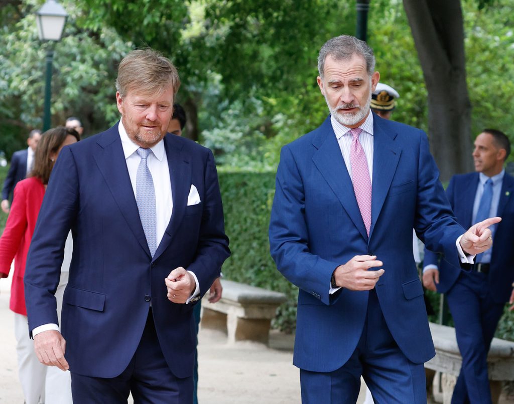 Felipe VI y Guillermo de Holanda quedan a comer como 'reyes eco'