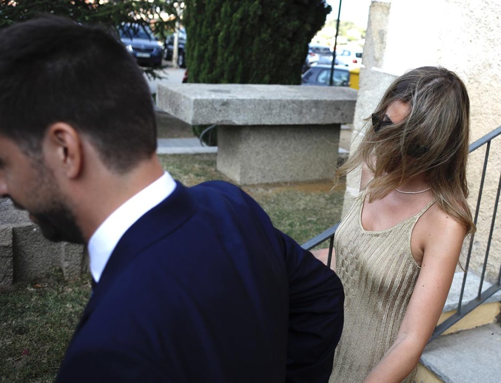 Gerard Piqué y Clara Chía acuden a la boda del hermano del exfutbolista