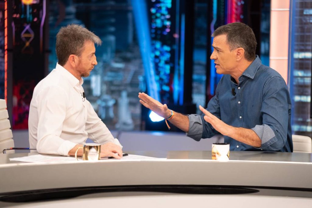 Pedro Sánchez y Pablo Motos debaten en 'El Hormiguero'