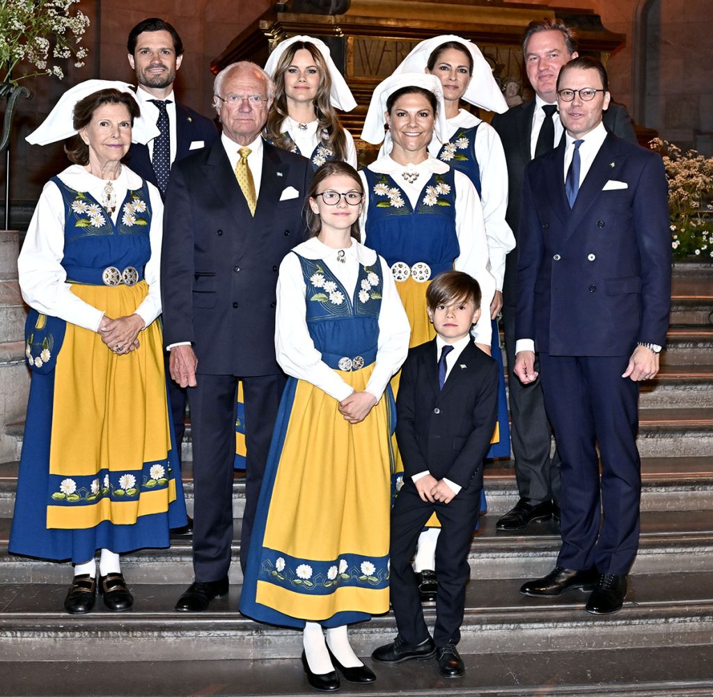 Magdalena ,con la Familia Real escandinava en el Día Nacional de Suecia, el pasado 6 de junio 
