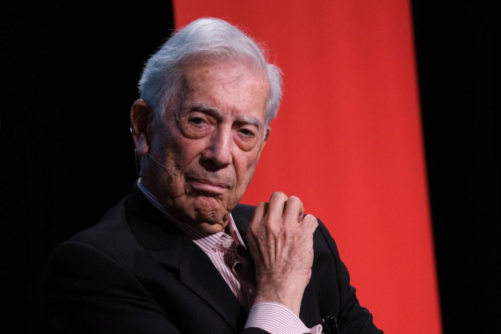 Mario Vargas Llosa en un evento.