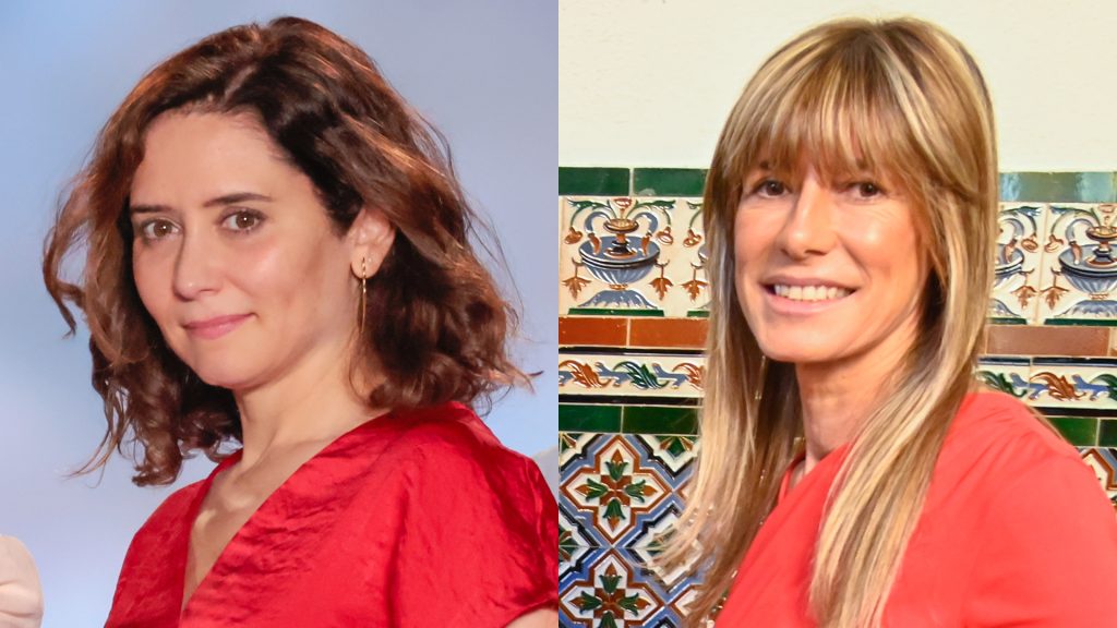 Isabel Díaz Ayuso y Begoña Gómez: el ying y el yang de las elecciones con el rojo como protagonista