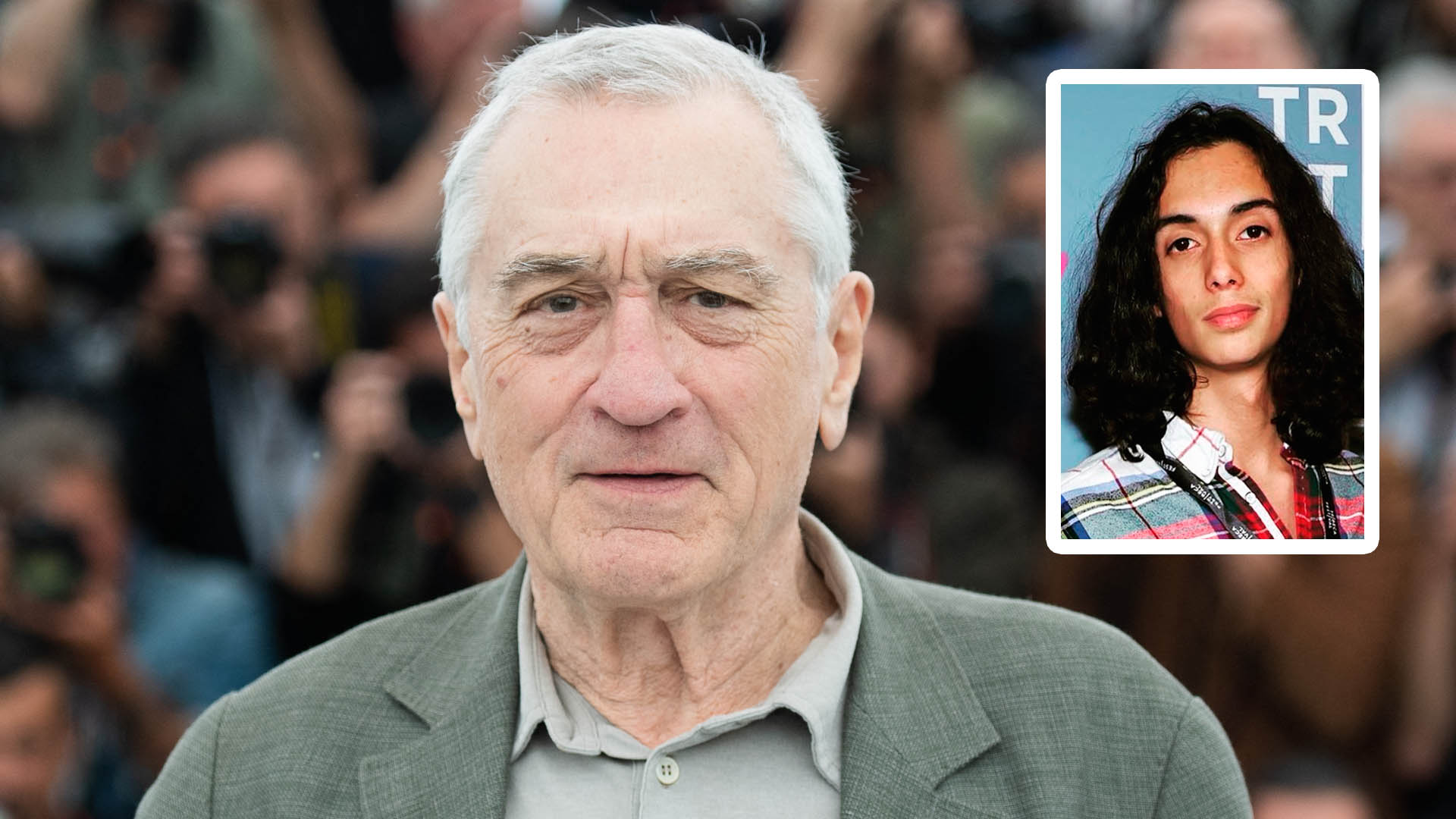Robert de Niro y su nieto Leandro. (Fotos: Gtres e Instagram)