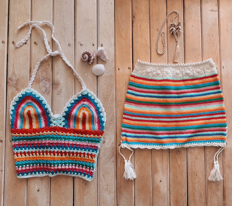 El conjunto de crochet de Marea Ibiza de Aitana