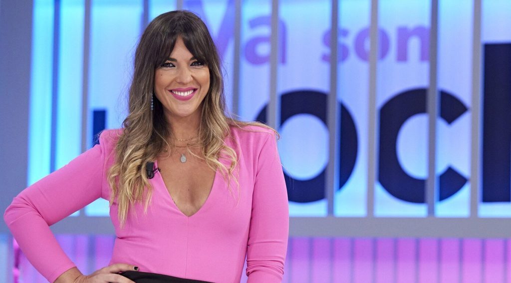 Adriana Dorronsoro en un plató de Telecinco. 