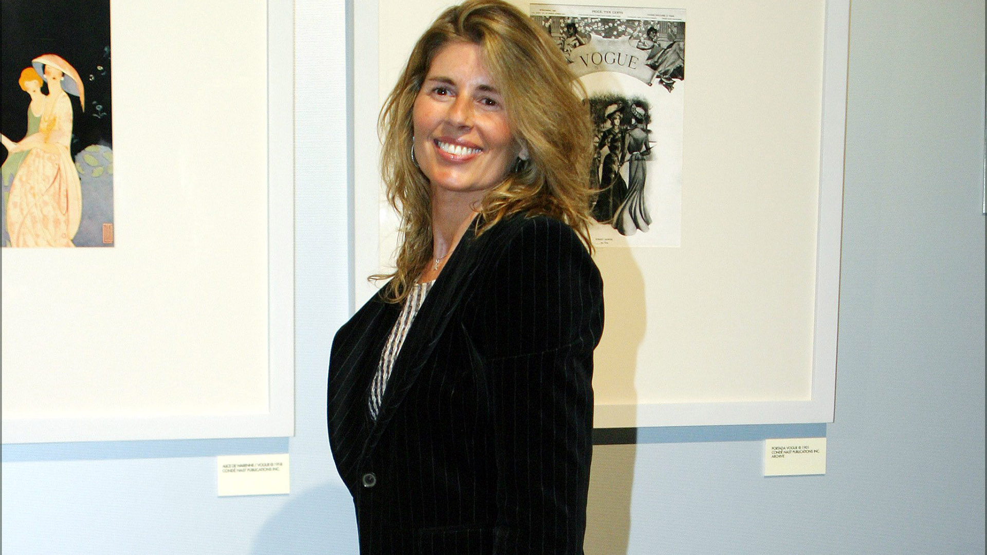 Foto de archivo de Marta Chávarri durante la inauguración de una exposición en 2004