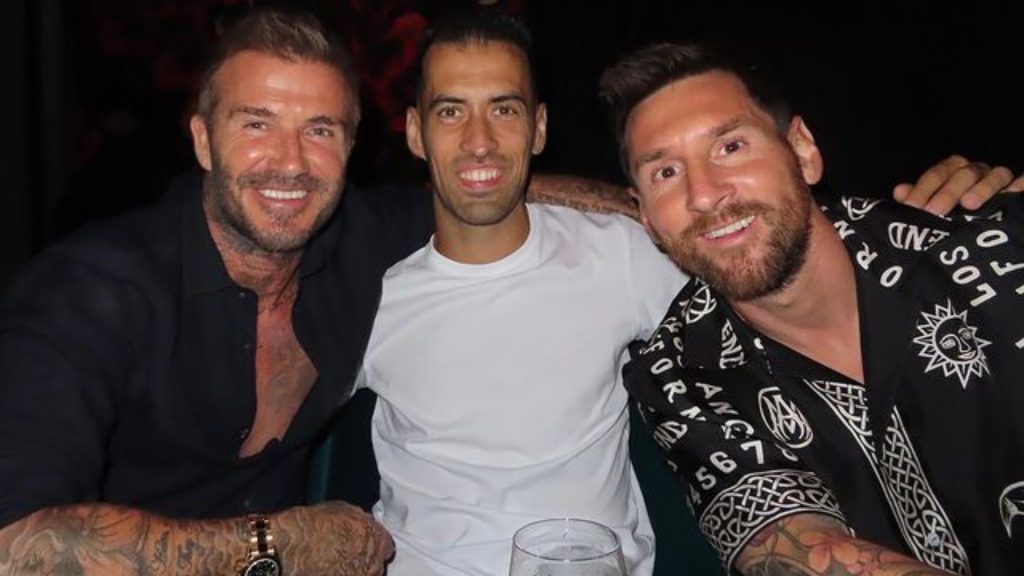 Cena de estrellas: Messi y los Beckham comparten velada en Miami