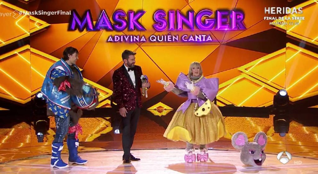 Fernando Morientes y Ana Torroja en 'Mask Singer'