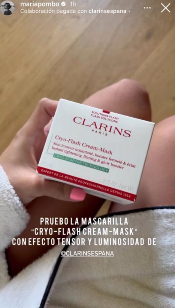 Cryo-Flash Cream-Mask de Clarins