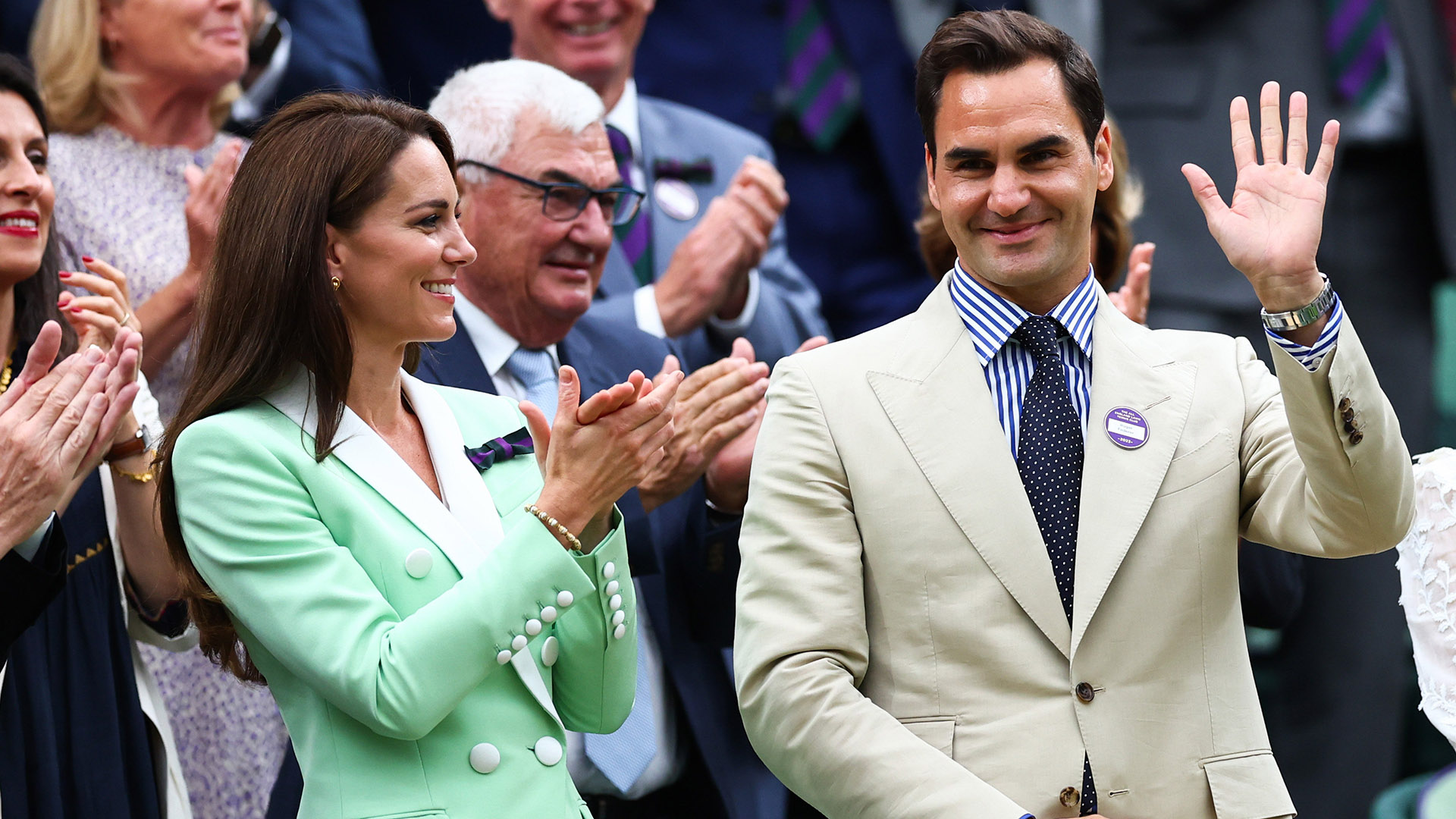 kate middleton, roger federer