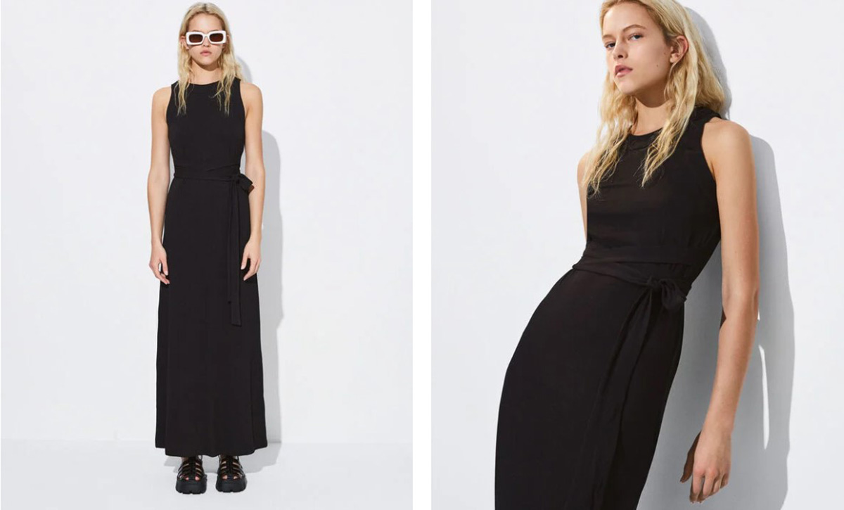 Vestido negro Parfois