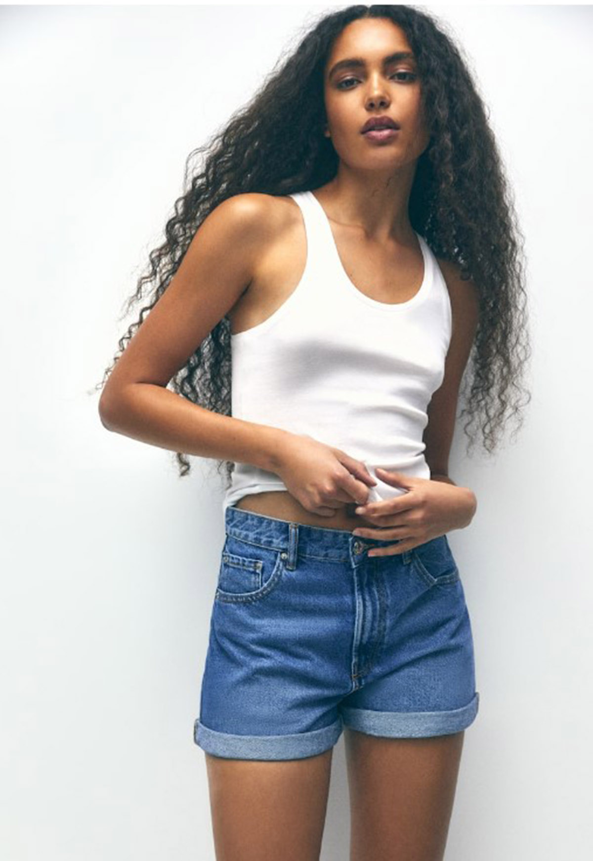 Shorts vaqueros de Pull and Bear