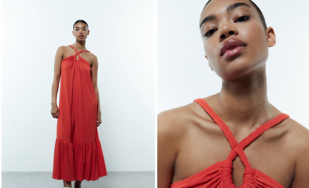 Vestido rojo de Sfera