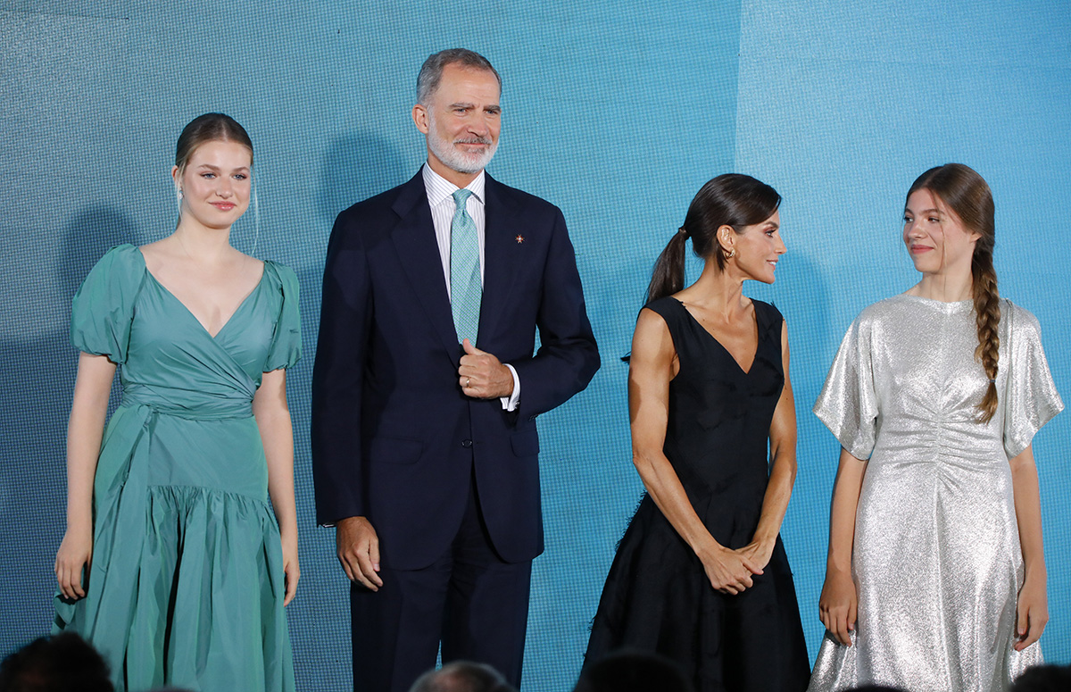 La familia real española en los premios princesa de girona 2023