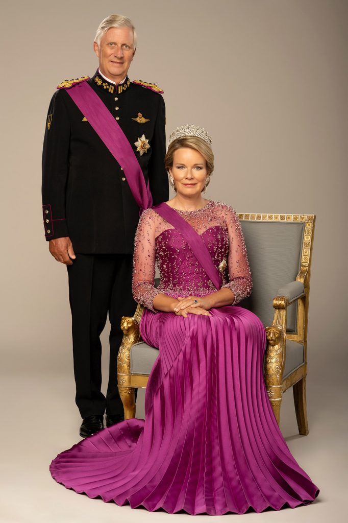 Los reyes Felipe y Matilde, en uno de los retratos por su décimo aniversario en el trono