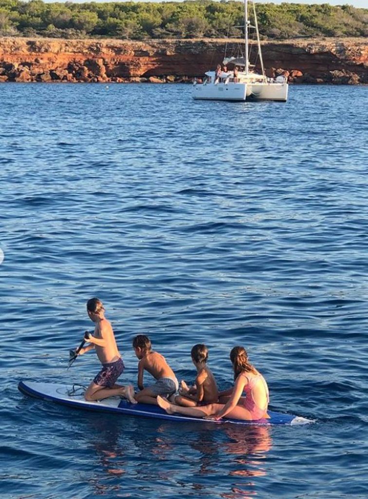 Mar Flores comparte esta imagen de sus hijos durante sus vacaciones en familia