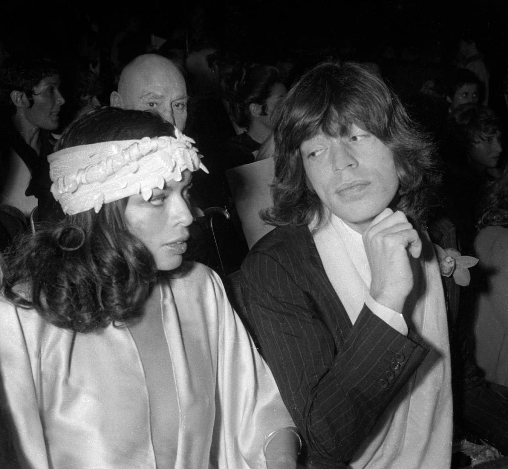 Mick Jagger junto a su exmujer, Bianca. (Foto: Gtres)