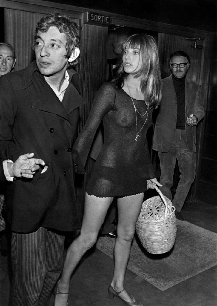 Foto de archivo de Jane Birkin y Serge Gainsbourg, tomada en 1969