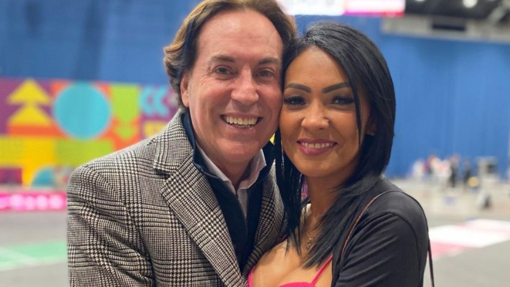 Pipi Estrada junto a su ya expareja, Andreína 