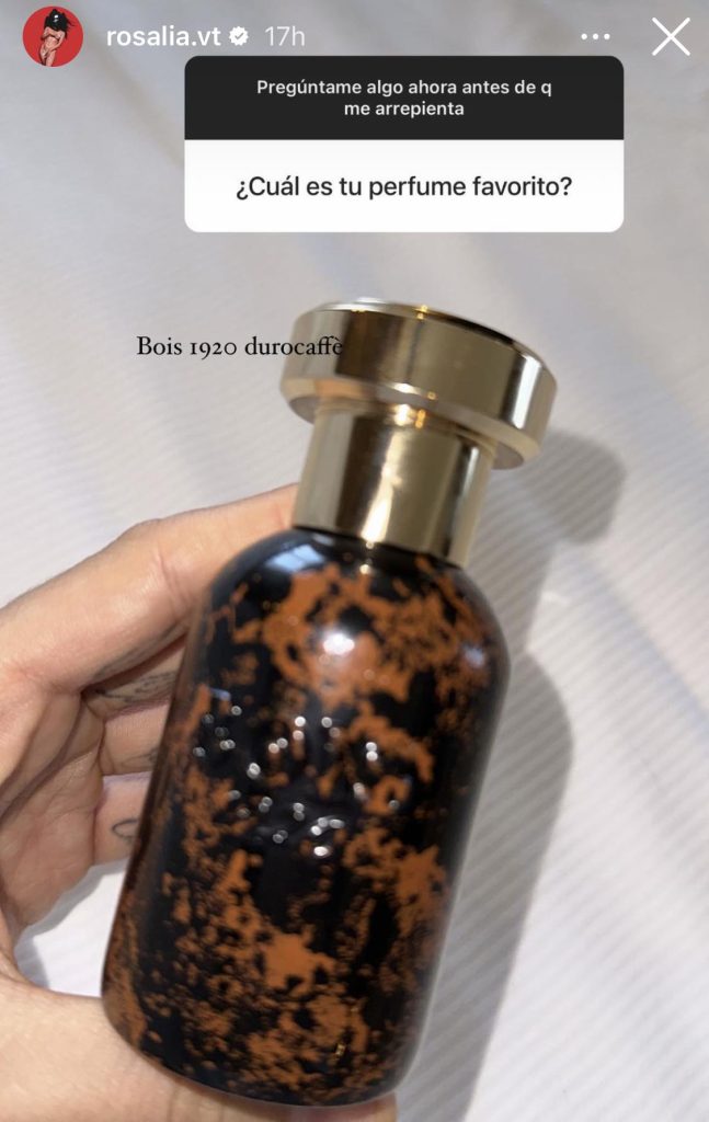 perfume favorito Rosalía