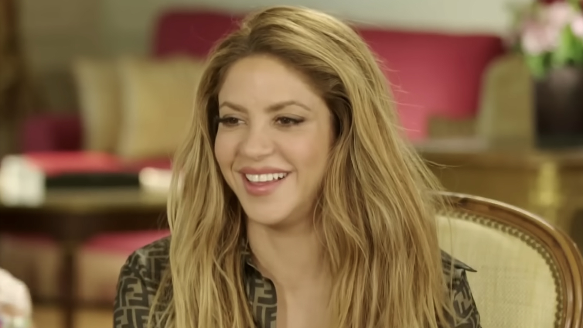 Shakira en una entrevista.