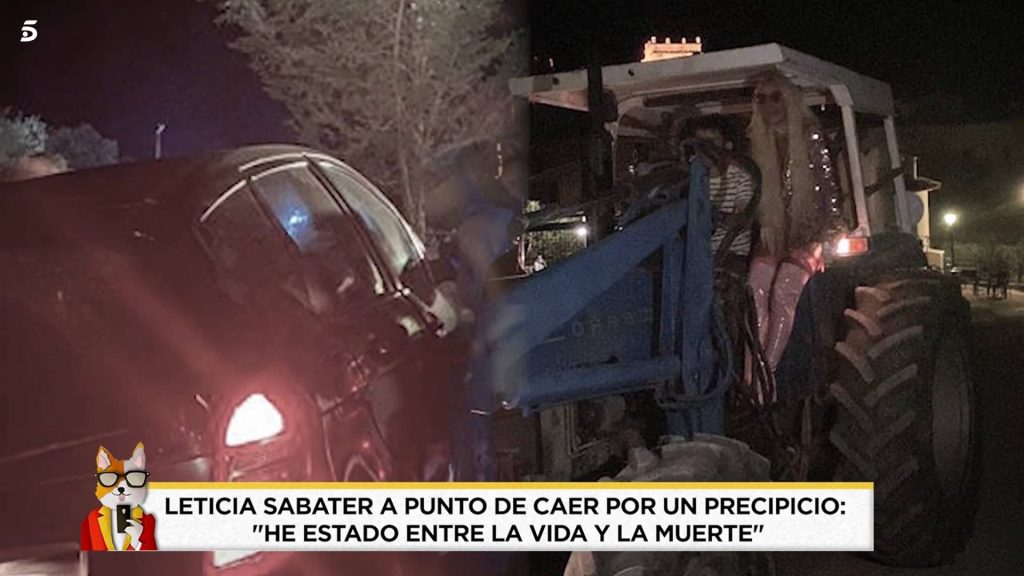 Accidente de Leticia Sabater.